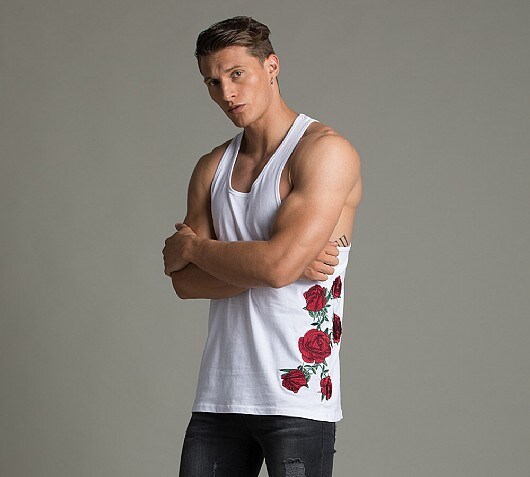 Condemned Nation Coogee Rose Embroidered Vest