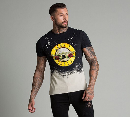 Amplified Guns N Roses Dip Dyed T-Shirt