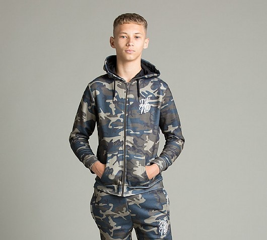 Defend London Junior Bamehurst Full Zip Hooded Top