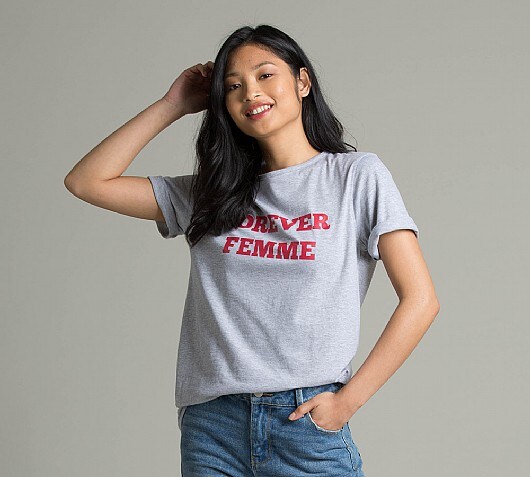 Daisy Street Womens Forever Femme T-Shirt