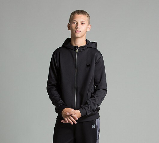 Good For Nothing Junior Full Zip Poly Hooded Top
