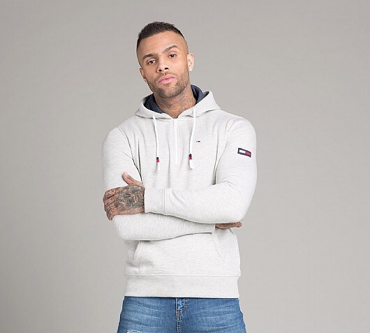 Tommy Jeans Basic Quarter Zip Hooded Top