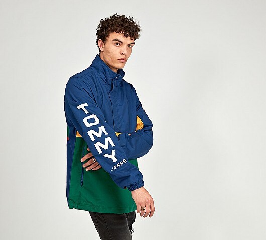 Tommy Jeans Retro Block Half Zip Jacket