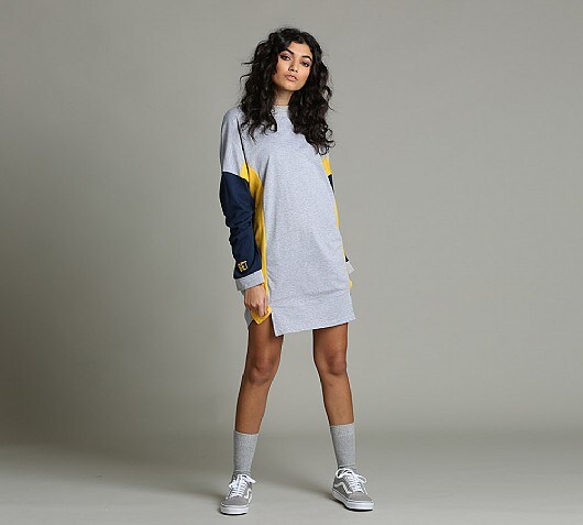 The Ragged Priest Womens Get Real Long Sleeve Dress