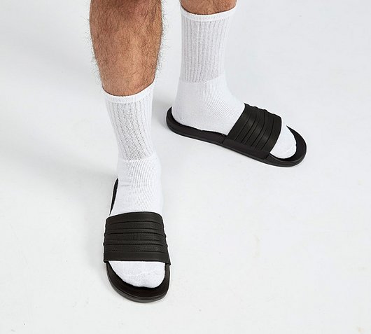 adilette cloudfoam plus mono slides mens