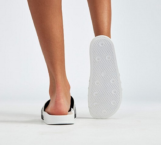 grey adidas slides womens