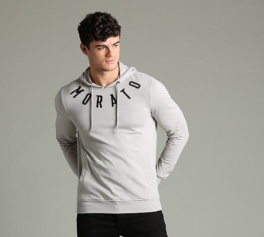 Antony Morato Neck Script Hooded Top