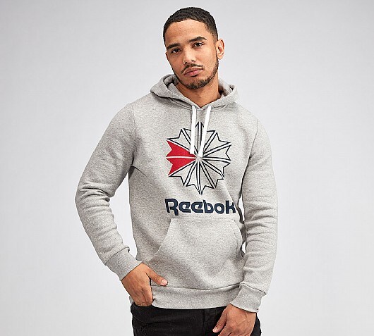 Reebok Star Large Logo Hooded Top