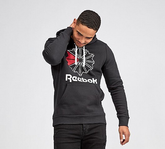 Reebok Star Large Logo Hooded Top
