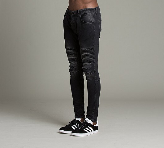 Alessandro Zavetti Estelle Biker Denim Jean