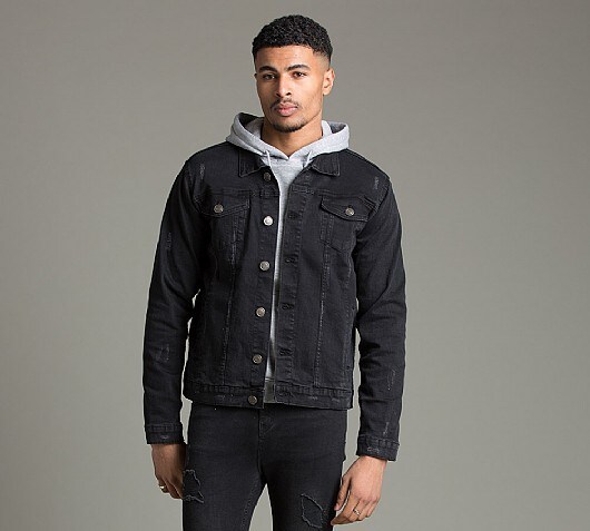 Brave Soul Riverdale Distressed Denim Jacket