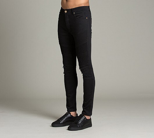 Glorious Gangsta Novia Biker Denim Jean