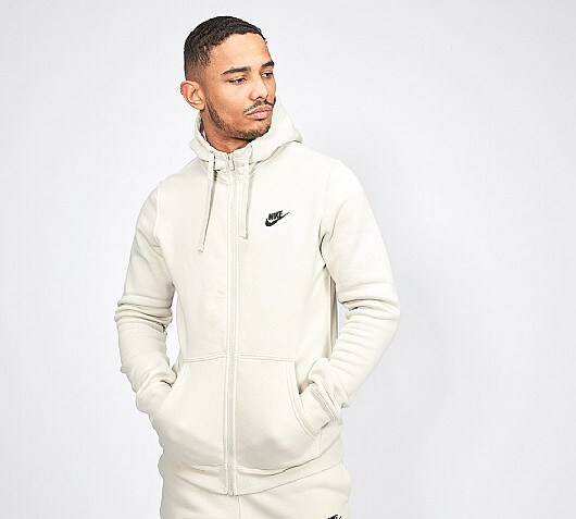 Nike Full Zip Club Fleece Hooded Top