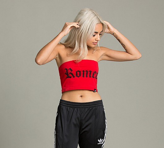 Illustrated People Womens Romeo Tube Bandeau Top