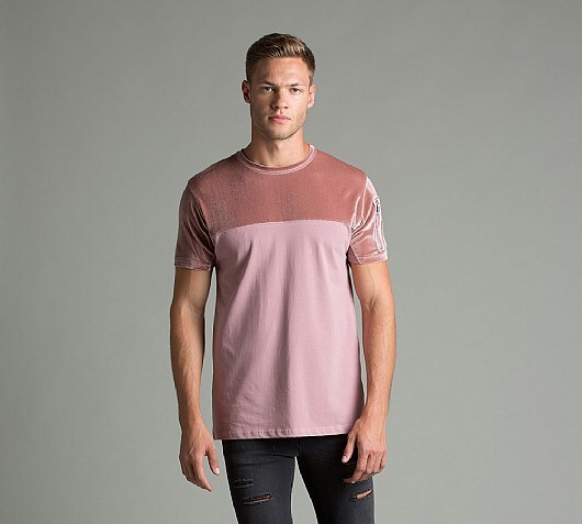 Condemned Nation Gilson Velour Panel T-Shirt