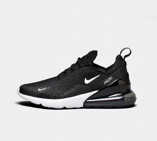 nike white and black air max 270 