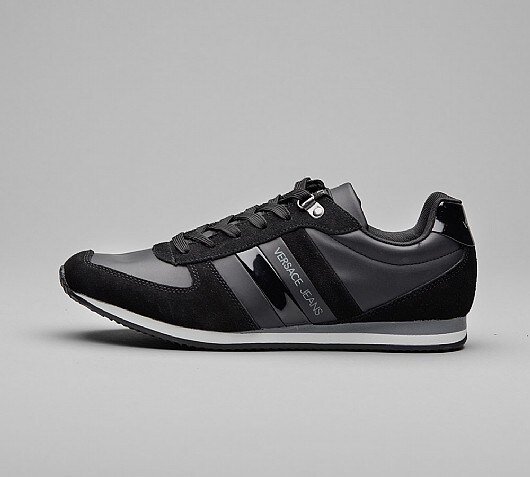 Versace Jeans Metallic Logo Runner Trainer