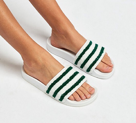 adidas Originals Womens Adilette Twill Slide