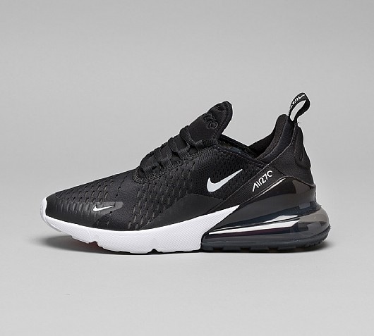 Nike Junior Air Max 270 Trainer | Black / White / Anthracite | Footasylum