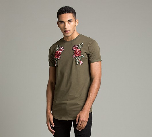 Project X Paris Rose Applique T-Shirt