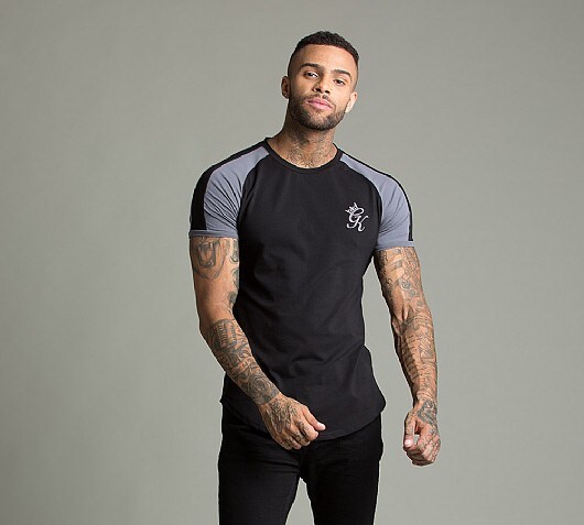 Gym King Retro Stripe T-Shirt