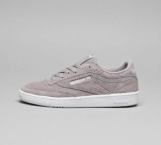 Reebok Womens Club C 85 Trim Nubuck Trainer