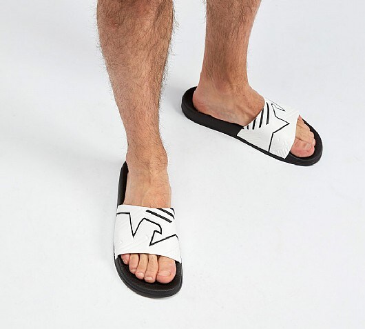 Emporio Armani Printed Eagle Slide