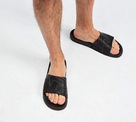 Emporio Armani Printed Eagle Slide