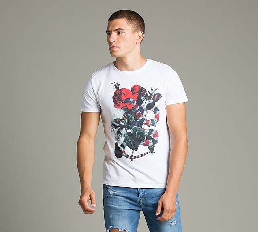 Condemned Nation Rapture Skull Rose T-Shirt