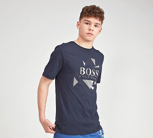 Hugo Boss Junior Triangle Logo T-Shirt