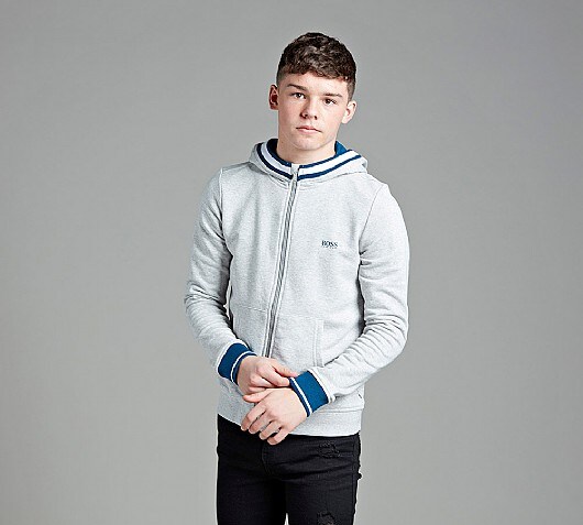 Hugo Boss Junior Full Zip Hooded Top