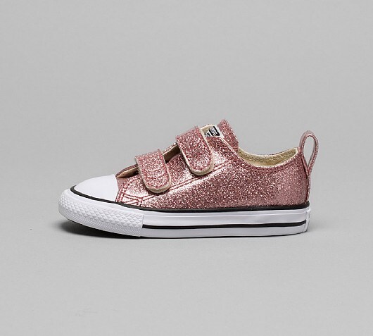 Converse Nursery Chuck Taylor All Star 2V Ox Glitter Trainer