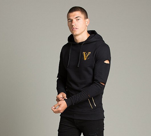 Vole La Lumiere Ripped Overhead Hooded Top