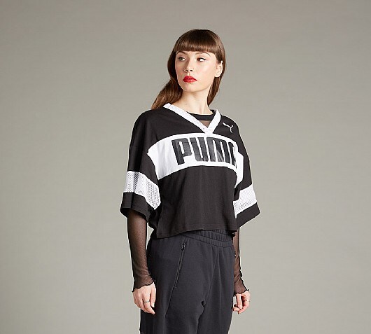 Puma Womens Urban Sports Cropped T-Shirt