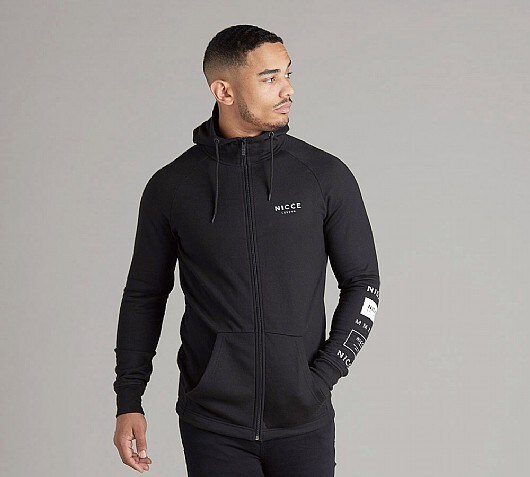 Nicce Taylor Full Zip Hooded Top