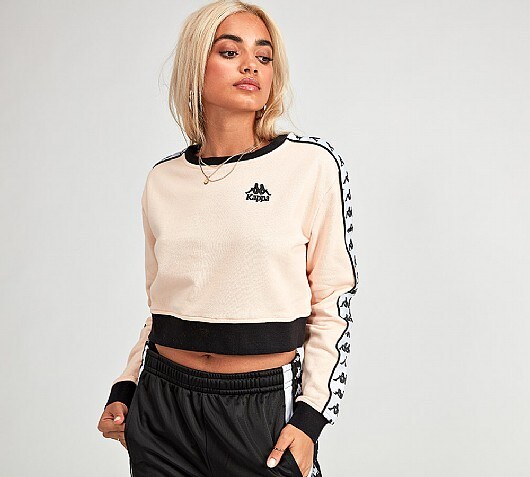 Kappa Womens Authentic Cropped Sweatshirt