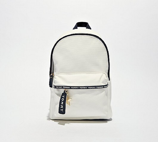 Tommy Hilfiger Womens Logo Tape Mini Backpack