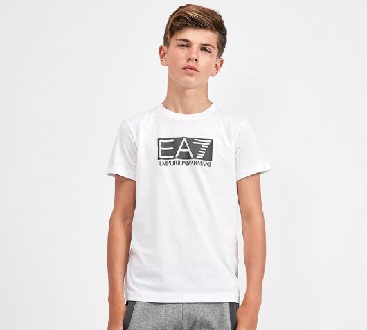 EA7 Junior Visibility Logo T-Shirt