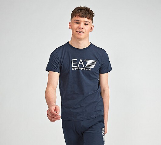 EA7 Junior Visibility Logo T-Shirt