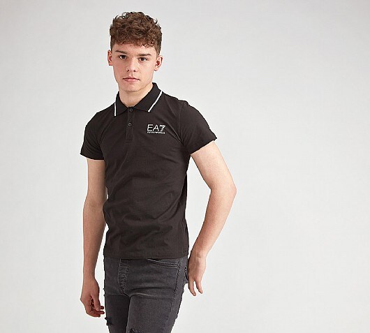 EA7 Junior Train Core Short Sleeve Polo Shirt