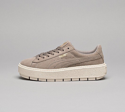 Puma Womens Suede Platform Trace Block Trainer