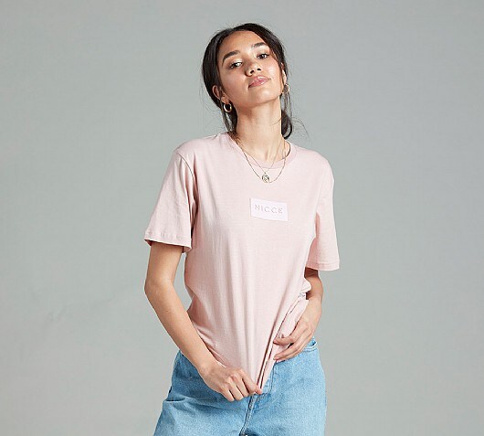 Nicce Womens Box Logo T-Shirt