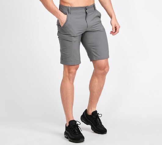 striped tie waist shorts