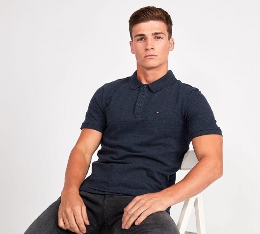 Short Sleeved Flag Polo Shirt thumbnail