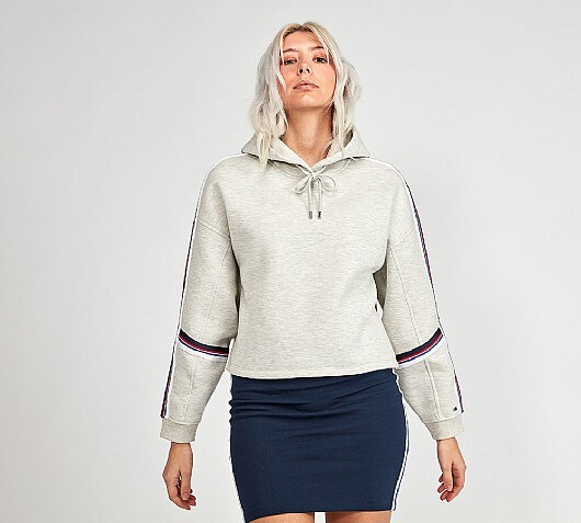 Tommy Jeans Womens Tape Hooded Top