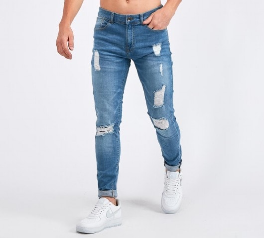 ripped skinny jeans