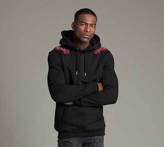 Glorious Gangsta Randel Snake Rose Overhead Hooded Top