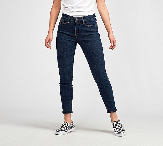 Calvin Klein Jeans Womens High Rise Skinny Ankle Jeans