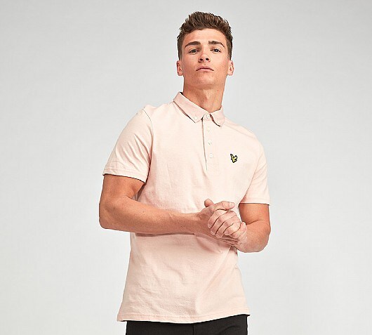 Lyle & Scott Woven Collar Polo Shirt