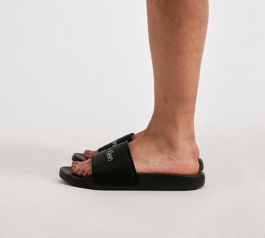 calvin klein womens linear slide